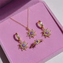 Colar Enrolados™ em Ouro Disney Rapunzel + BRINDES EXCLUSIVOS (Anel + Brincos)