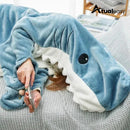 Tuba Love Pijama Tubarão Super Confortável Versão Premium Azul Limitada