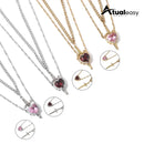 Amor Flamejante™ Colar Espada e Coração