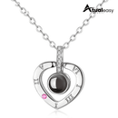 Amore Mio™ - Colar Eu Te Amo 100 Idiomas Presente Romântico