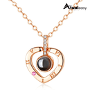 Amore Mio™ - Colar Eu Te Amo 100 Idiomas Presente Romântico