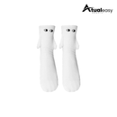 Mãozinhas™ Meias de Casal com Mãos Magnéticas para Ficar de Mãos Dadas