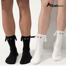 Mãozinhas™ Meias de Casal com Mãos Magnéticas para Ficar de Mãos Dadas