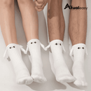 Mãozinhas™ Meias de Casal com Mãos Magnéticas para Ficar de Mãos Dadas