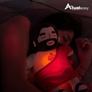 Meu Jesus™ Pelúcia Acalmante com Luz LED e Movimento de Respiração