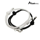 Pulseiras Preta e Branca Magnéticas de Coração – Amor e Conexão (COMPRE 1 LEVE 2)