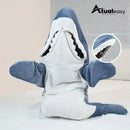 Tuba Love Pijama Tubarão Super Confortável Versão Premium Azul Limitada